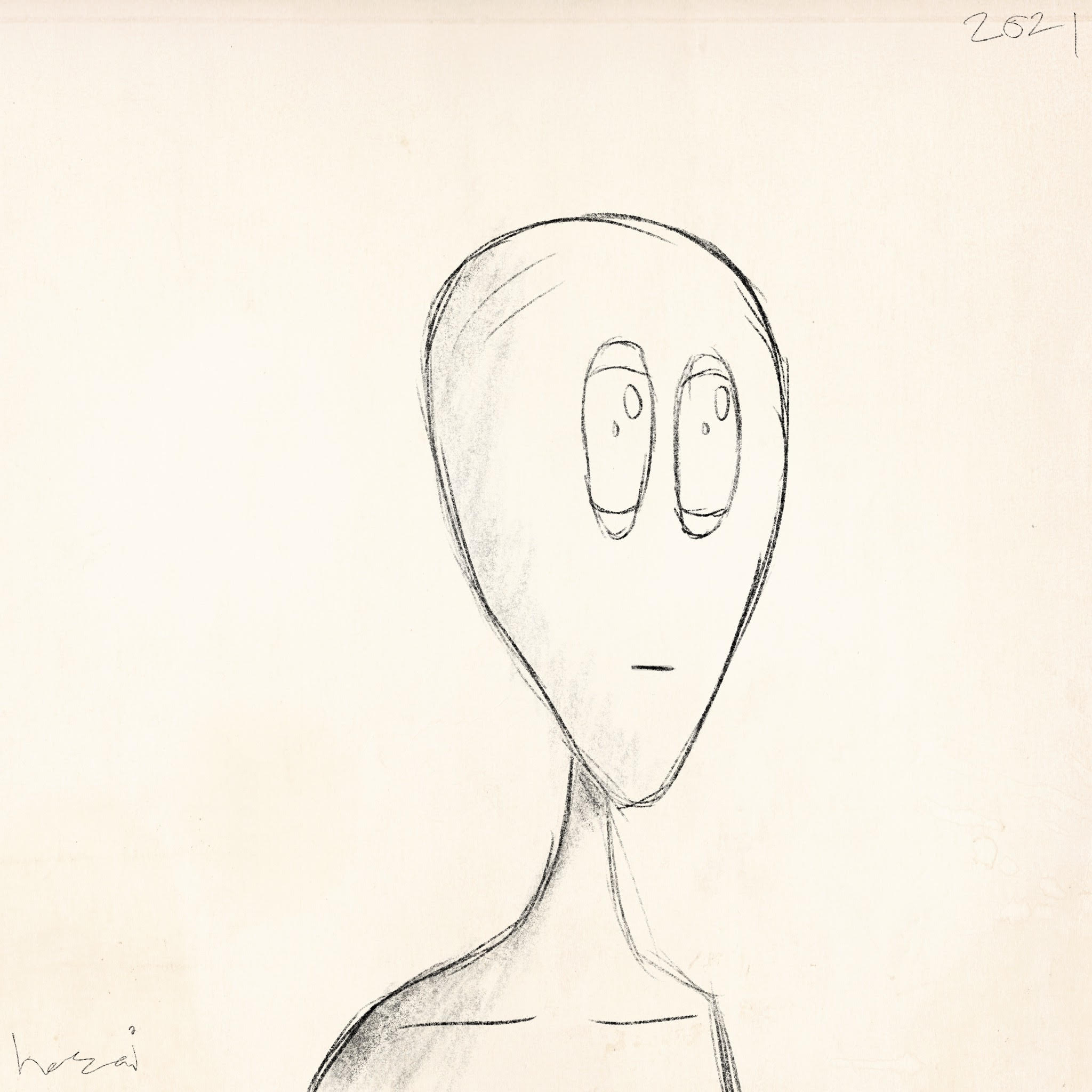 It Was All a Dream — the original Lonely Alien concept sketch