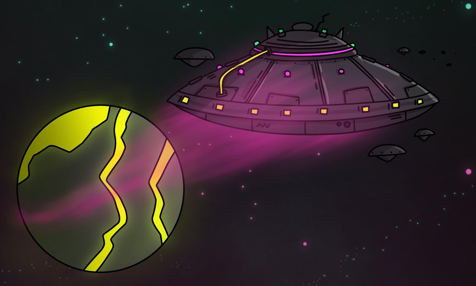 The Lonely Aliens mothership under new command