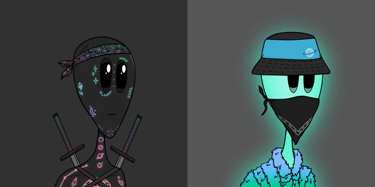 The final matchup of the 64-alien community PFP bracket